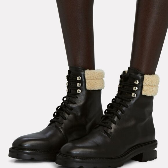 NIB Alexander Wang Andy Hiker Leather Ankle Boots - Picture 5 of 7